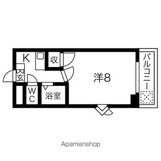 QUIET【206号室】の間取り