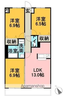 グランドソレーユ【3階】の間取り