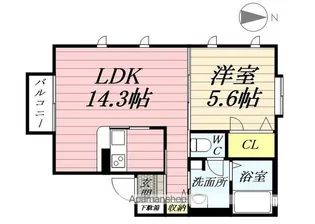 シャーメゾン・ヤマト【2階】の間取り