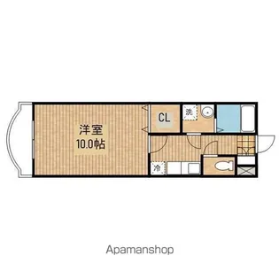 RK☆GINGA【3階】の間取り