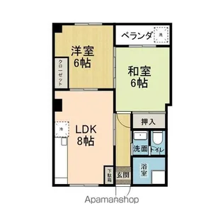 中西ビル【3階】の間取り