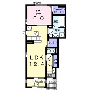 アヴァンセⅠ【1階】の間取り