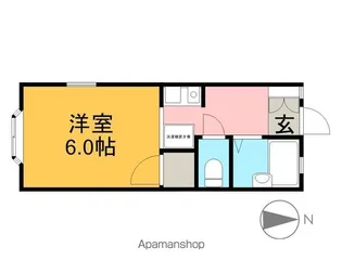 レジデンス土岐口【203号室】の間取り
