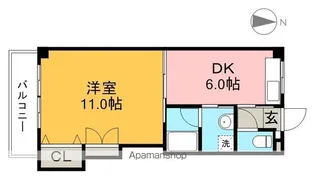 ドリームハウス2【5階】の間取り