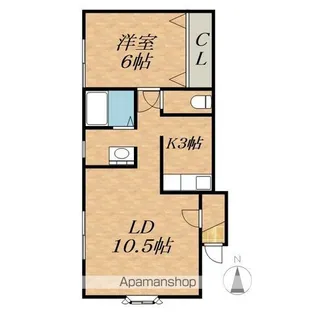 グリーン楓【2階】の間取り