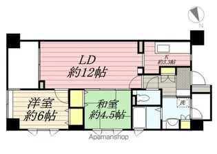 ロサブリーズ本牧【2階】の間取り