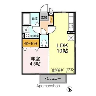 プラムロードⅡ【2階】の間取り