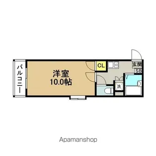 グリーンヒル博多【6階】の間取り