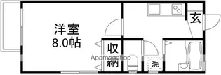 ノースシティ吉祥寺【102号室】の間取り