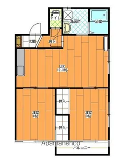 セフィラ今村【103号室】の間取り