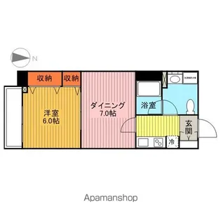 パークアクシス亀戸【9階】の間取り