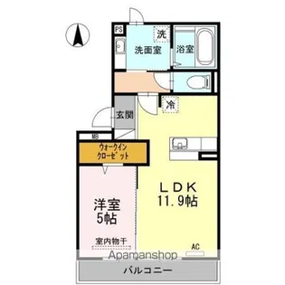 ポペット中島Ⅱ【2階】の間取り
