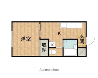 ARVORE【203号室】の間取り