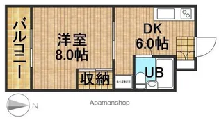 グランドゥールⅡ【4階】の間取り