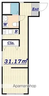 レジディア駒沢大学【4階】の間取り
