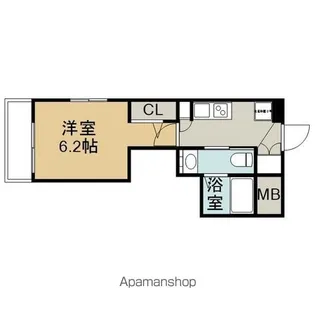 エステムコート名古屋泉プラチナムゲート【10階】の間取り