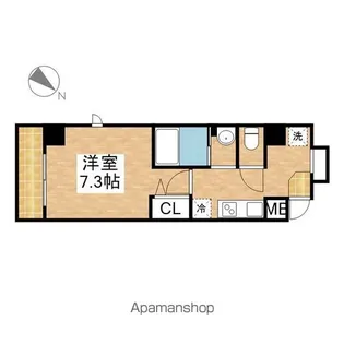 ラグゼナ上前津【3階】の間取り