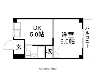 スタンツァ真野【3階】の間取り