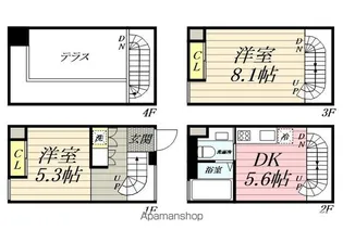 杜山邸【1階】の間取り