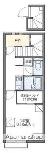 レオネクストボンヌール【2階】の間取り