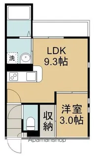 GRANDTIC薬師堂【1階】の間取り