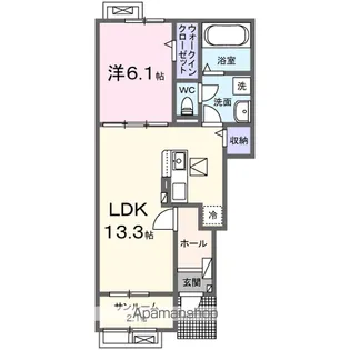 ル・クレール【1階】の間取り