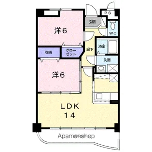 アルカンシェル【3階】の間取り