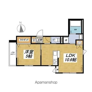 PLACIDE K【2階】の間取り