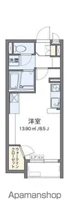 ミランダパレス湘南本宿【1階】の間取り