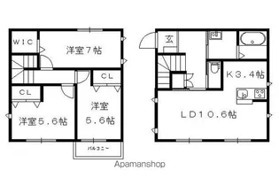 CASA FAMILIA【A号室】の間取り