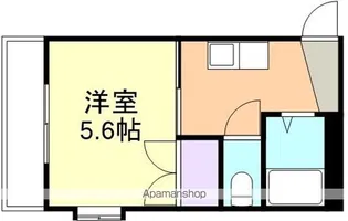 リトルハイツ上瀬NO.5【5階】の間取り