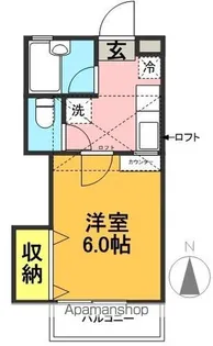 羽根木パークヒルⅡ【202号室】の間取り