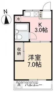 イヨクママンション【3階】の間取り