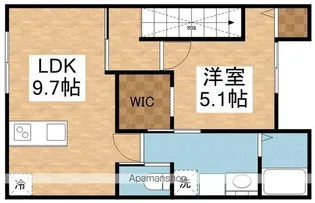 サティスファイ【2階】の間取り