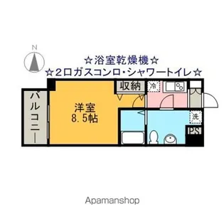 ASレジデンス上前津【7階】の間取り