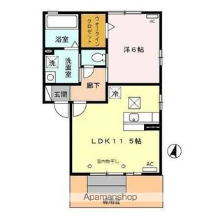 プロフォンド A【1階】の間取り