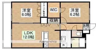 グリーンヒルズ川越【3階】の間取り