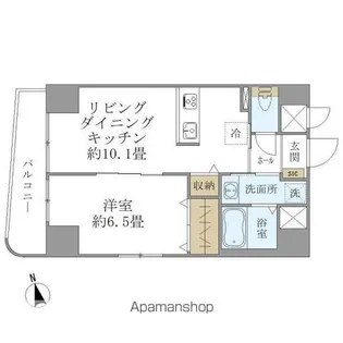 ISM御茶ノ水【4階】の間取り