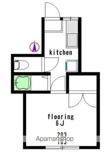 ハイタウン梅丘【103号室】の間取り