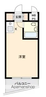 ONE ROOF FLAT NISHIWASEDA【4階】の間取り