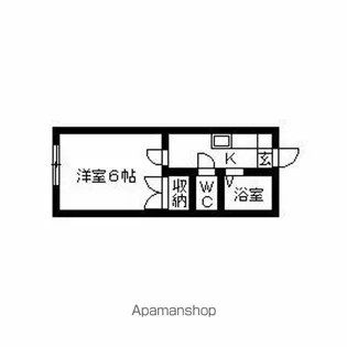 ビレッジ柏木【1階】の間取り