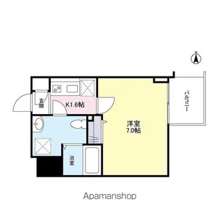 ガーラプレイス新宿御苑【8階】の間取り
