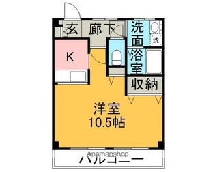 BRILLIANCE【205号室】の間取り