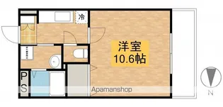 コンフォート ワン【202号室】の間取り
