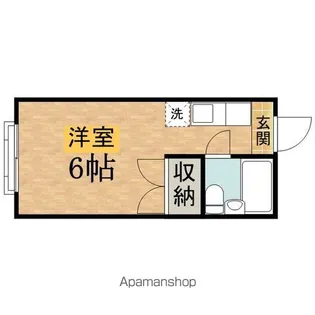 スカイハイツ土方【1階】の間取り