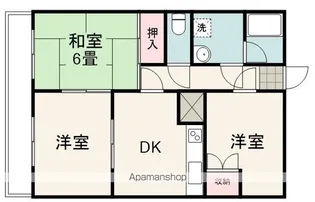サンパレス中田4【302号室】の間取り