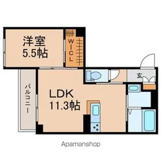 シャーメゾン幕張本郷【2階】の間取り
