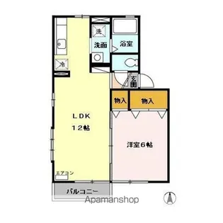 カーサ・イオシス B【2階】の間取り