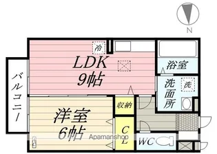 プリオールエフ C棟【1階】の間取り