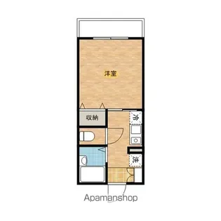 犬目学生マンション【1階】の間取り